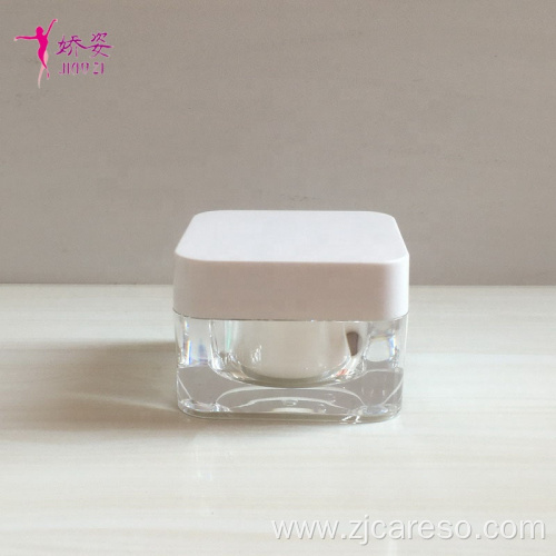 Round Corner Shape Jar Cosmetic Facial Cream Jar